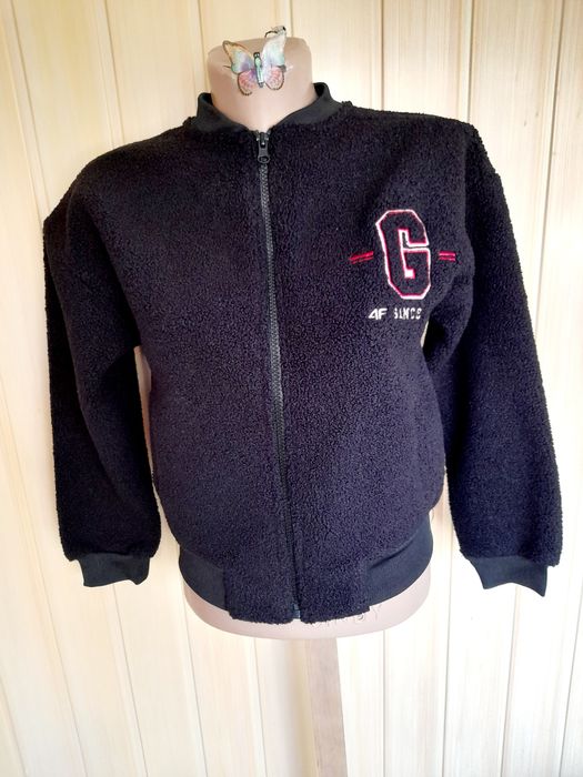 Мега стильний, теплий бомбер, на грубому флісі, розпродаж!