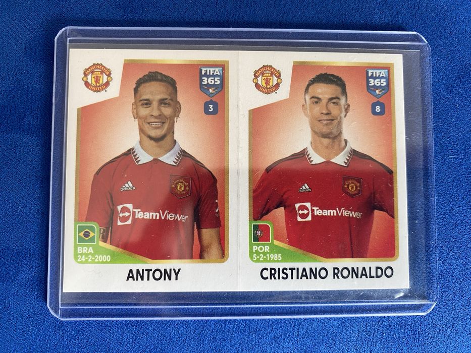 Cromo Cristiano Ronaldo 2023 Fifa 365 Panini Man Utd Antony