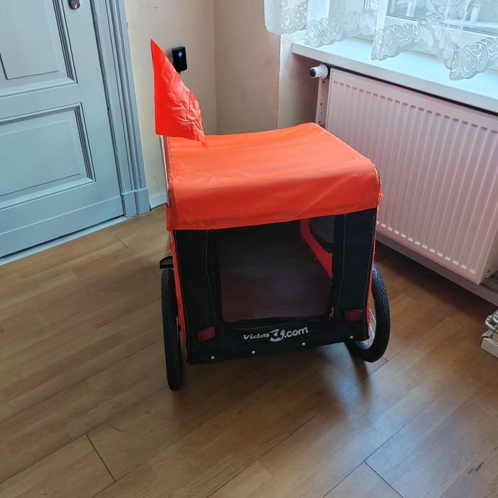 Przyczepka rowerowa dla psa