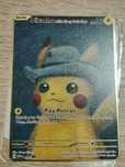 Karta Pokemon Metalowa Złota Pikachu
