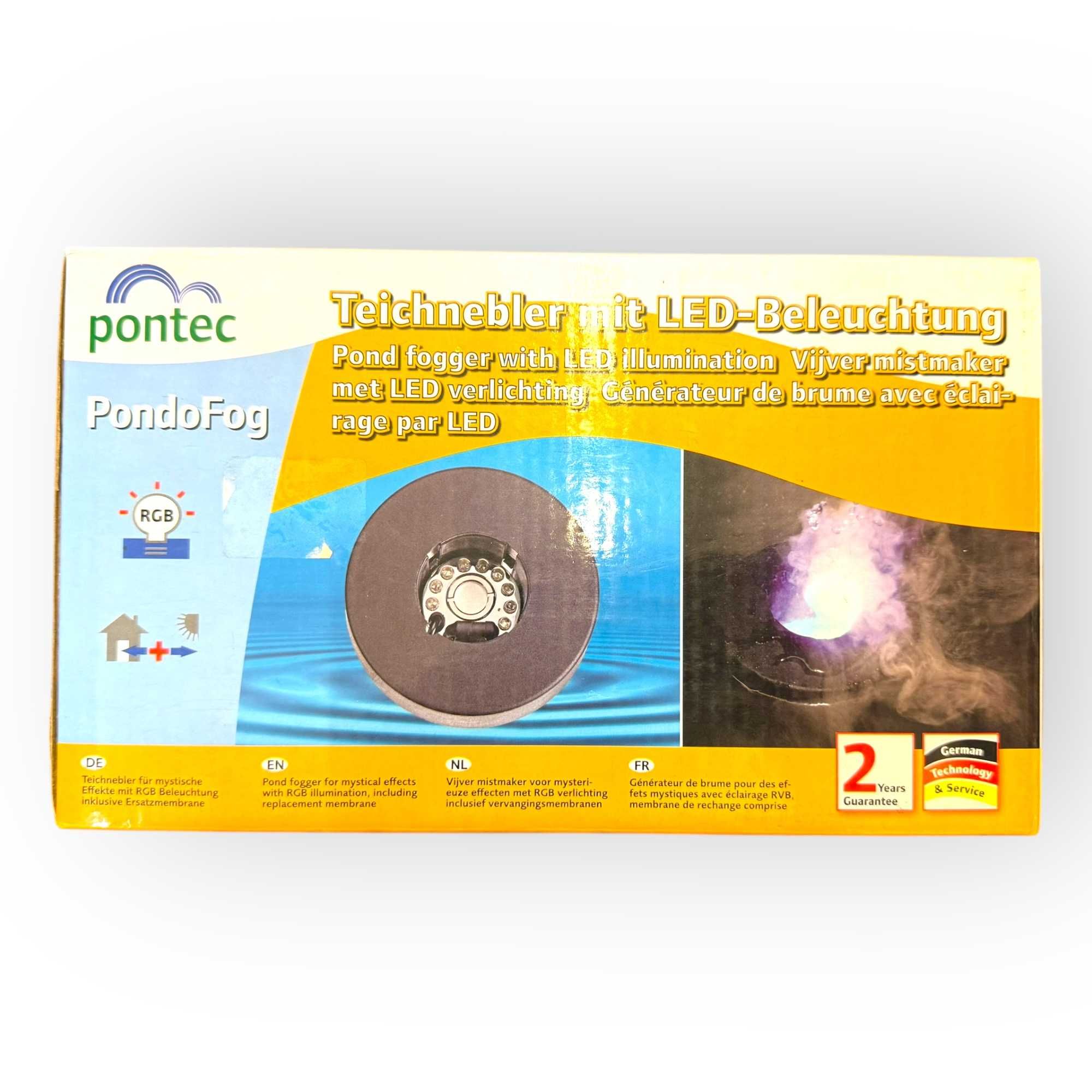 Pontec PondoFog RGB Zamgławiacz LED generator mgły + pływak