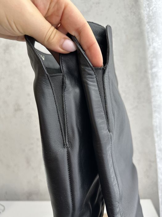 Шкіряні чоботи, сапожки, борфорти 37