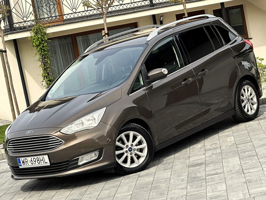 Ford Grand C-Max~~1.5B~150km~7-osobowy~Navi~GrzaneFot.+Kierownica~Full