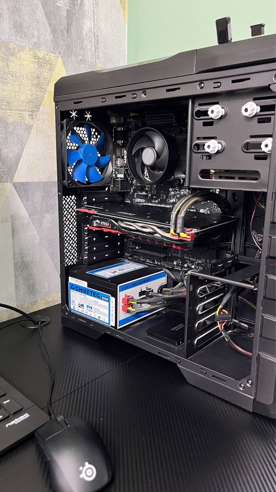 Komputer gamingowy | Ryzen 5 1600 | GTX 1070 Ti | 16GB RAM | SSD 256GB