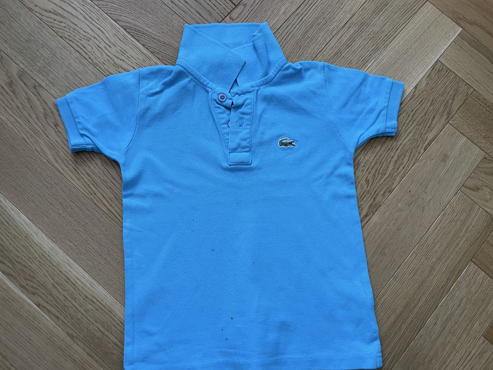 Koszulka polo Lacoste rozm. 116 niebieska