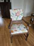 Fotel neorenesansowy w stylu vintage