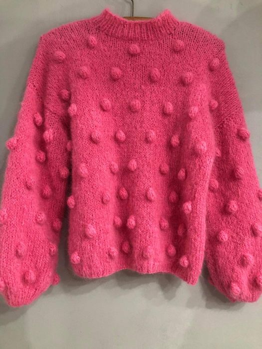 Sweter oversize alpaca welna