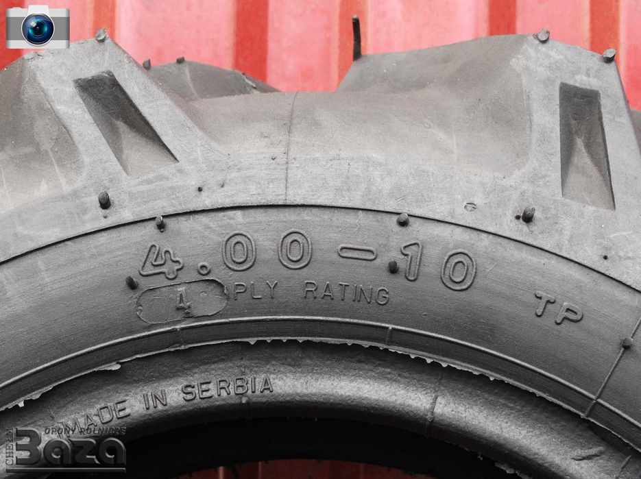 BAZĄ Opona 4.00-10 Trayal 4PR Siewnik Zgrabiarka Gruba + Tani Kurier !