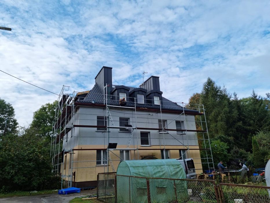 Dach, dachy, obróbki blacharskie, więźby dachowe