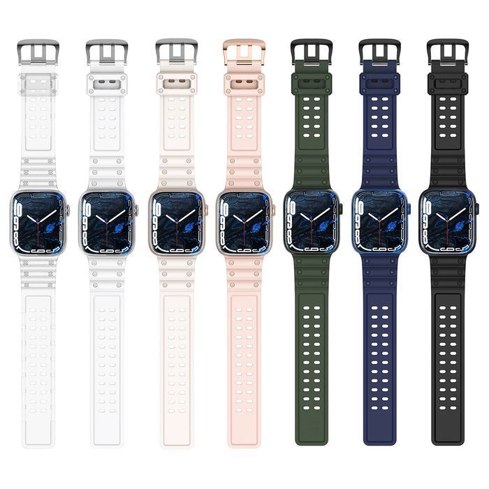 Strap Triple Protection pasek Apple Watch (49, 45, 44, 42 mm) czarny