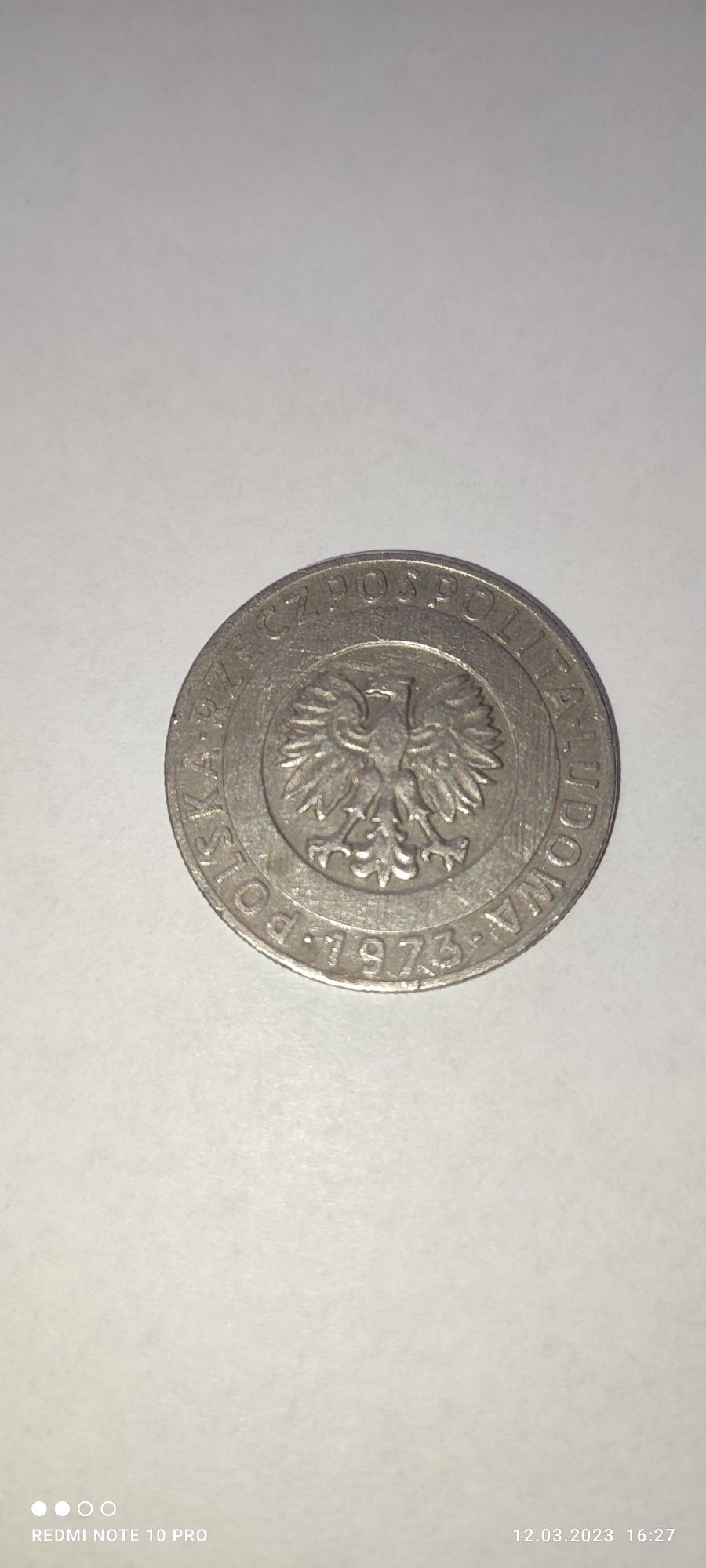 Moneta 20 złotych z 1973 roku - ładny stan