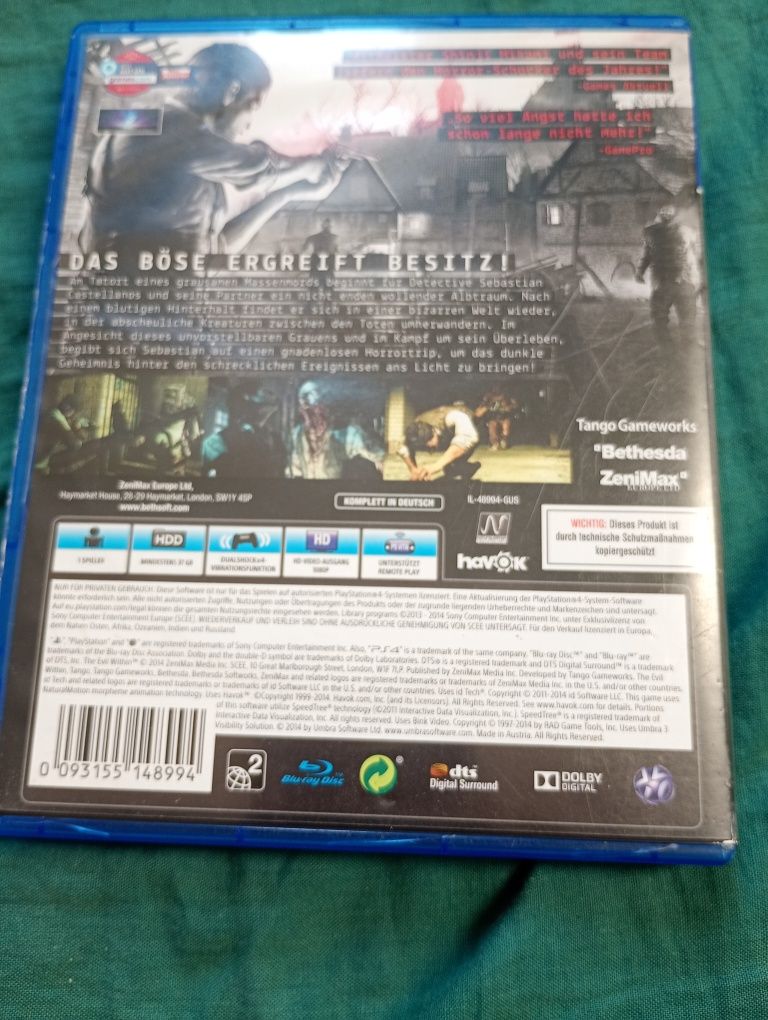 Gra na ps4 the evil within