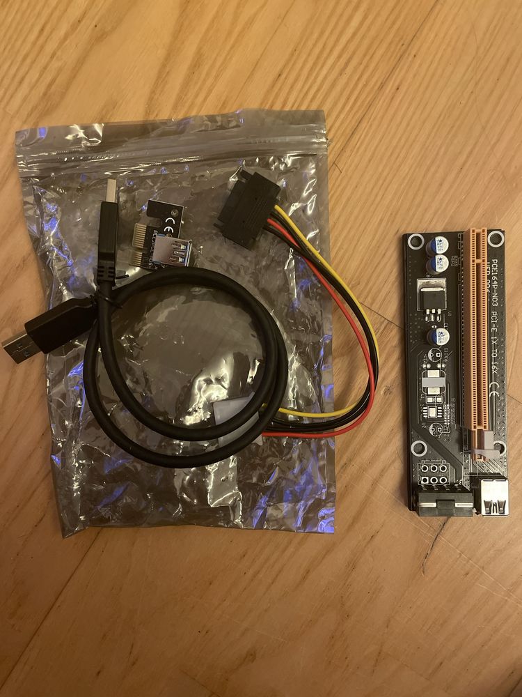 Złoty palec czysty złoty kunszt PCIe Riser