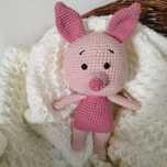 Piglet em amigurumi