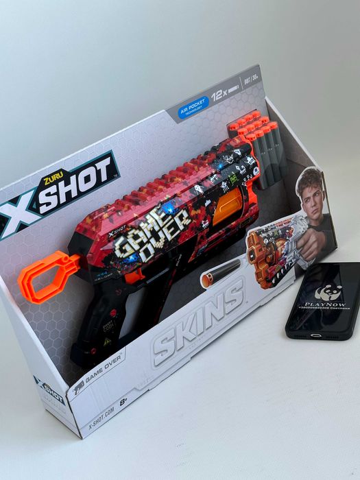 Бластер X-Shot Skins Griefer Game Over / Детское оружие *
