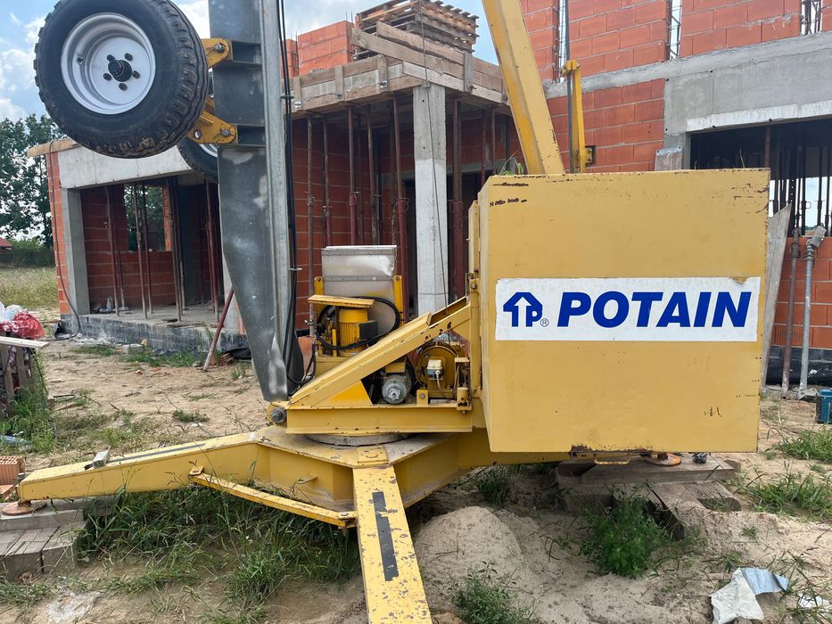 Potain Zuraw budowlany Dzwig dekarski szybkomontujacy