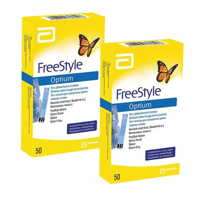 Тест смужки FreeStyle optium