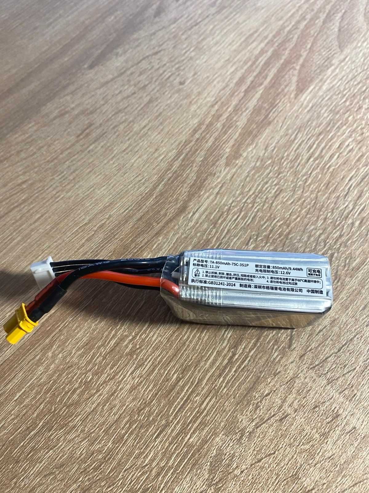 Акумулятор до FPV 850mah 3S 12.6V 75C