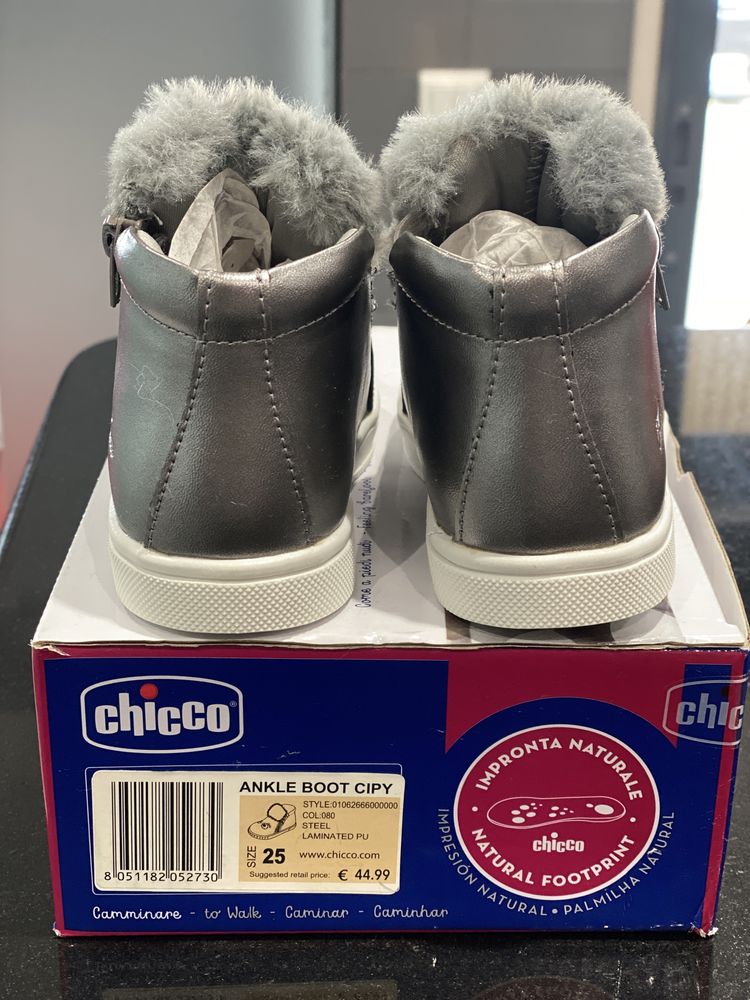 Botas Chicco nr 25 NOVAS