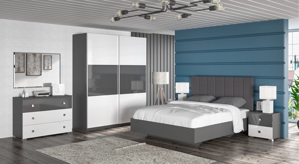 Ліжко Лондон 160*200 з мякою спинкою в наявності