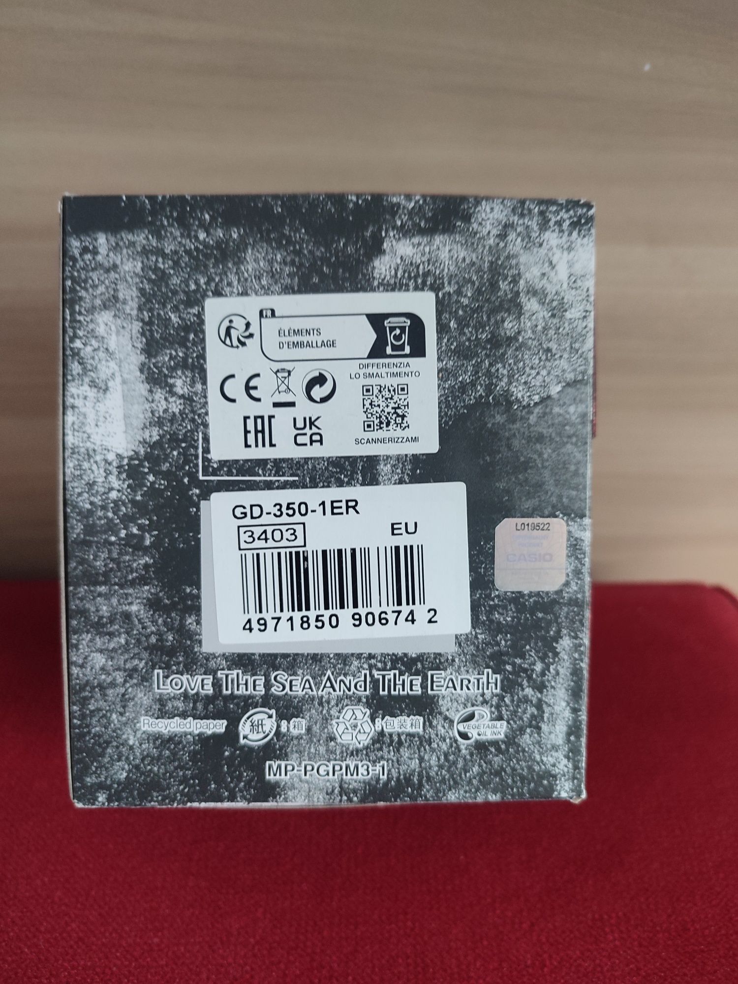 ZEGAREK CASIO G-SHOCK GD-350-1ER nowy oryginalny okazja na prezent