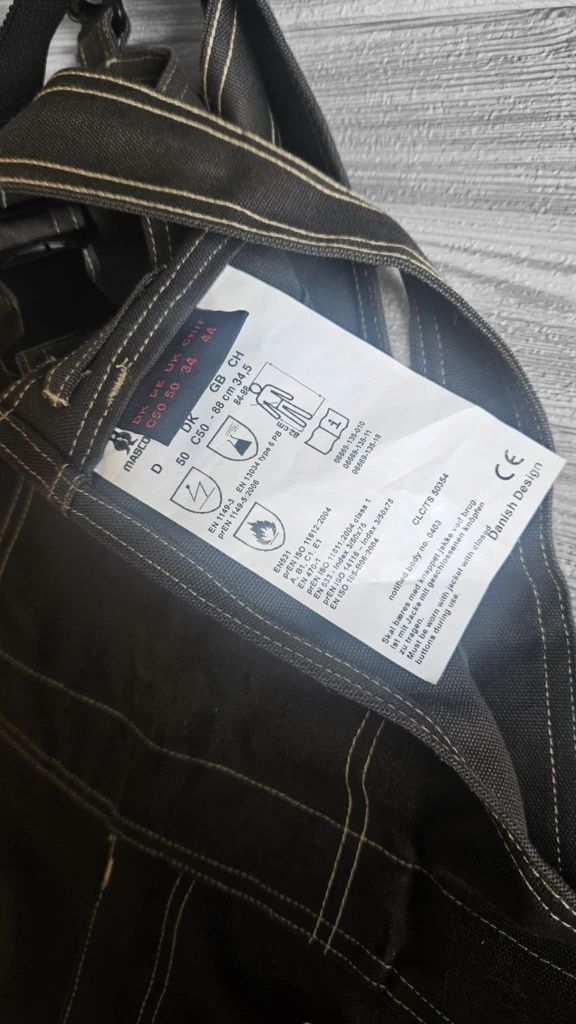 Ogrodniczki robocze Mascot spawalnicze ognioodporne ochronne kwas L XL
