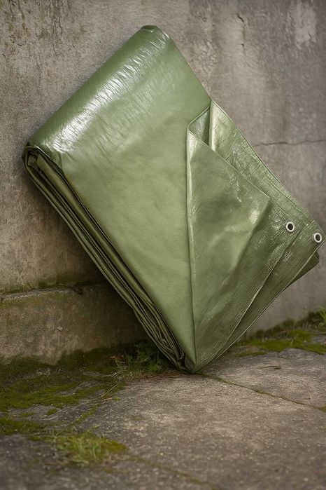 Plandeka Wzmacniana Płachta 4x8m Wodoodporna, Okrycie, Mrozooodporna