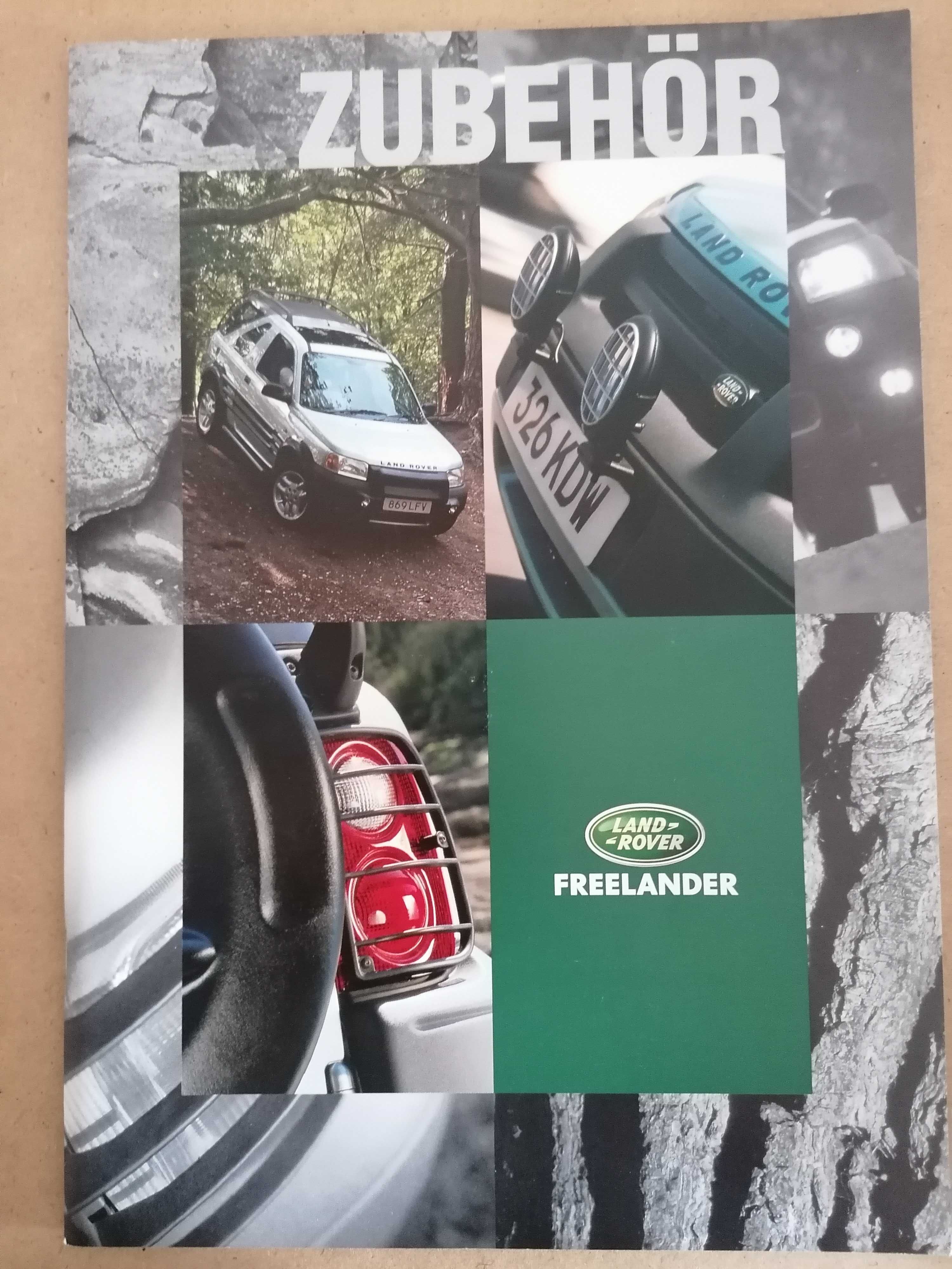 Prospekt Land Rover Freelander wyposażenie dodatkowe