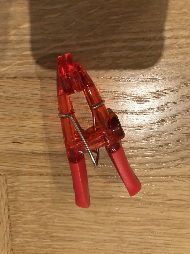 Klipsy magnetyczne do torebek, plastikowe, 7 sztuk, wielokolorowe