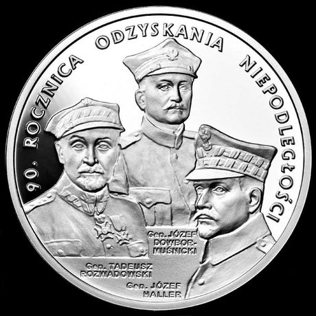 20zł. 2009r. 90 Rocznica Odzysk Niepodległości  SREBRNA