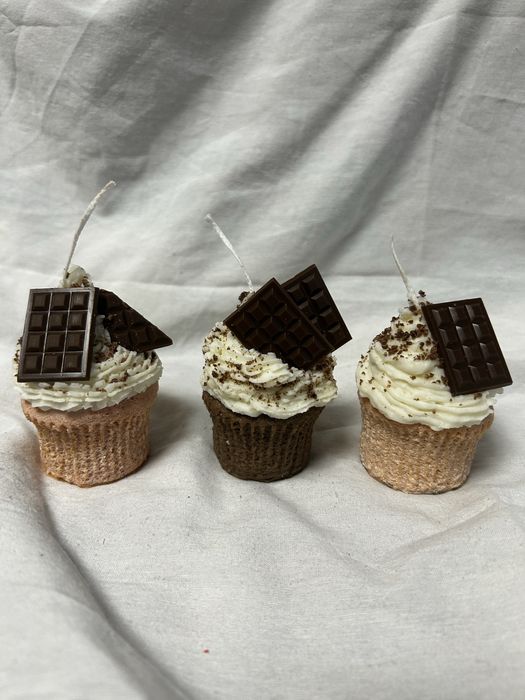 Свічка соєва кексик декоративна