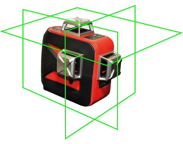 Лазерный уровень (нивелир) LSP LX-3D green professional 2ГОДА гарантия