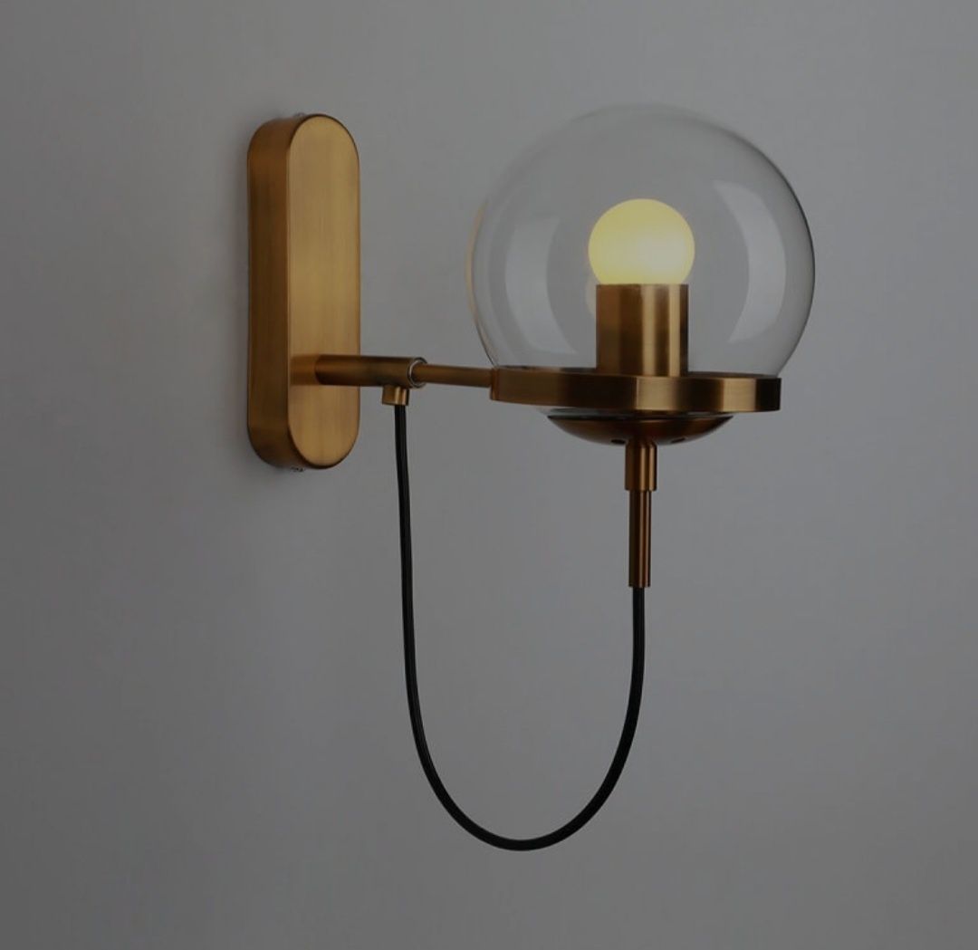 Lampa ścienna vintage elegancka i stylowa