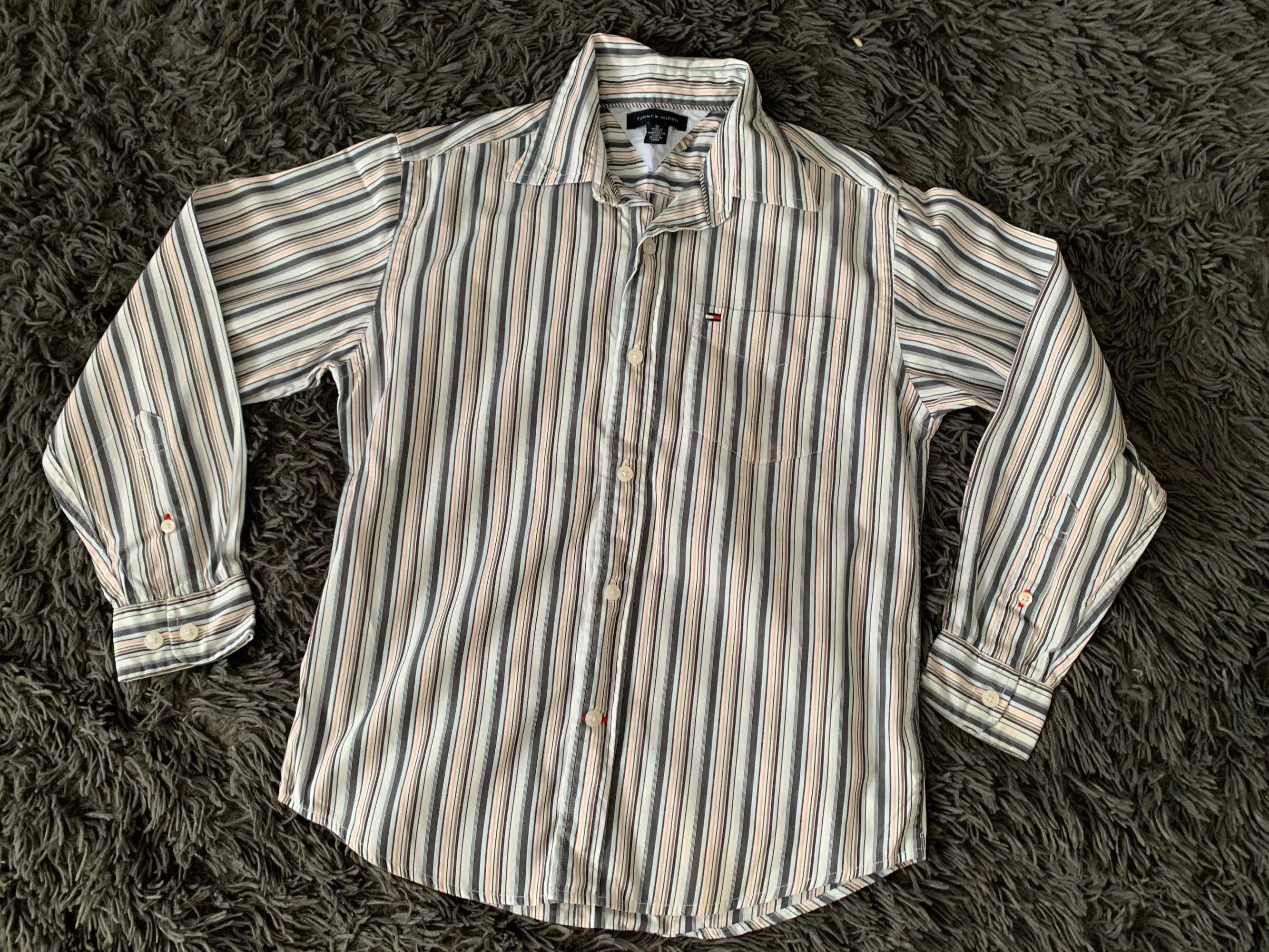 Tommy Hilfiger koszula w paski roz 134/140