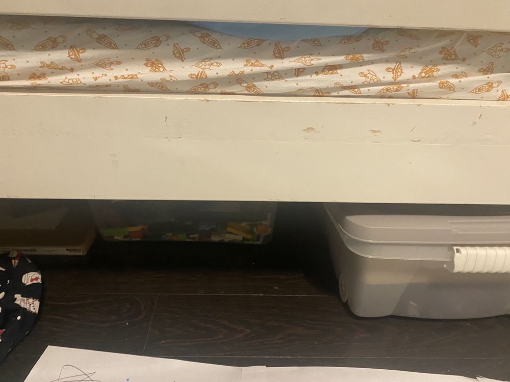 Łóżko dziecięce Ikea materac + barierka