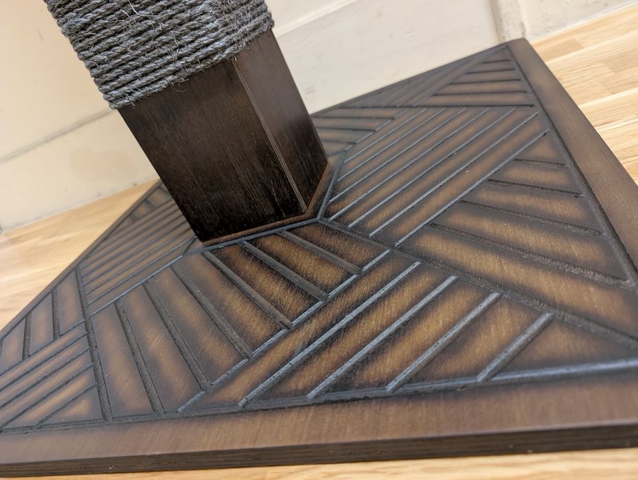 Modern Living Drapak Dla Kota Sered Brązowo-Szary 119Cm Elegancki Duży