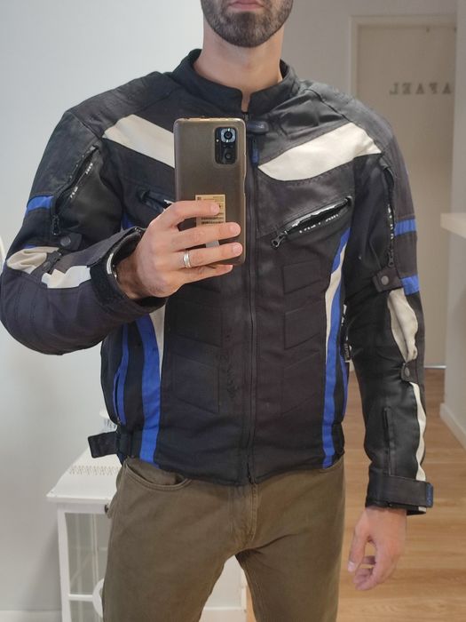 Blusão Mota, tamanho M, com todas as proteções