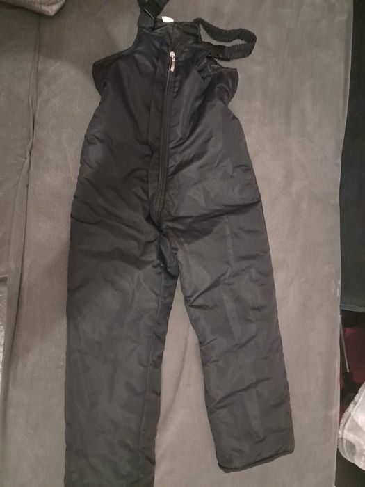 Spodnie zimowe na szelkach