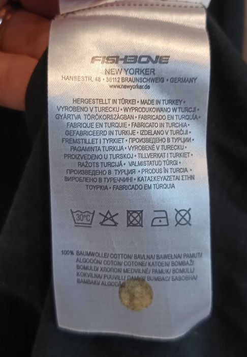 Fishbone New Yorker czarna narzutka rozm. S