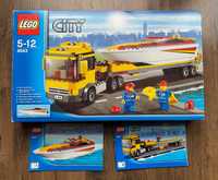 Lego city 4643 cięzarówka z łódka
