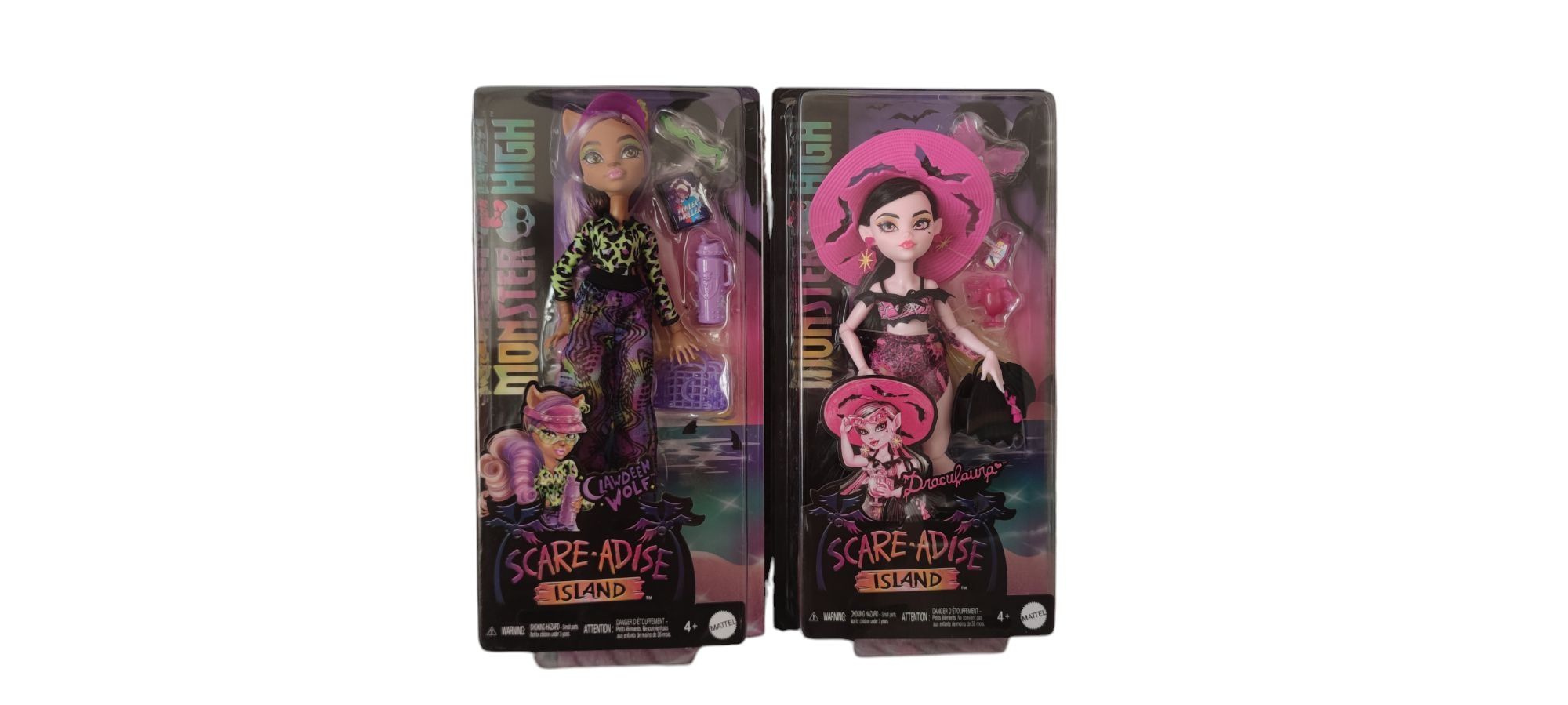 Lalka Monster High Scare-Adise Island Clawdeen Wolf lub Draculaura.