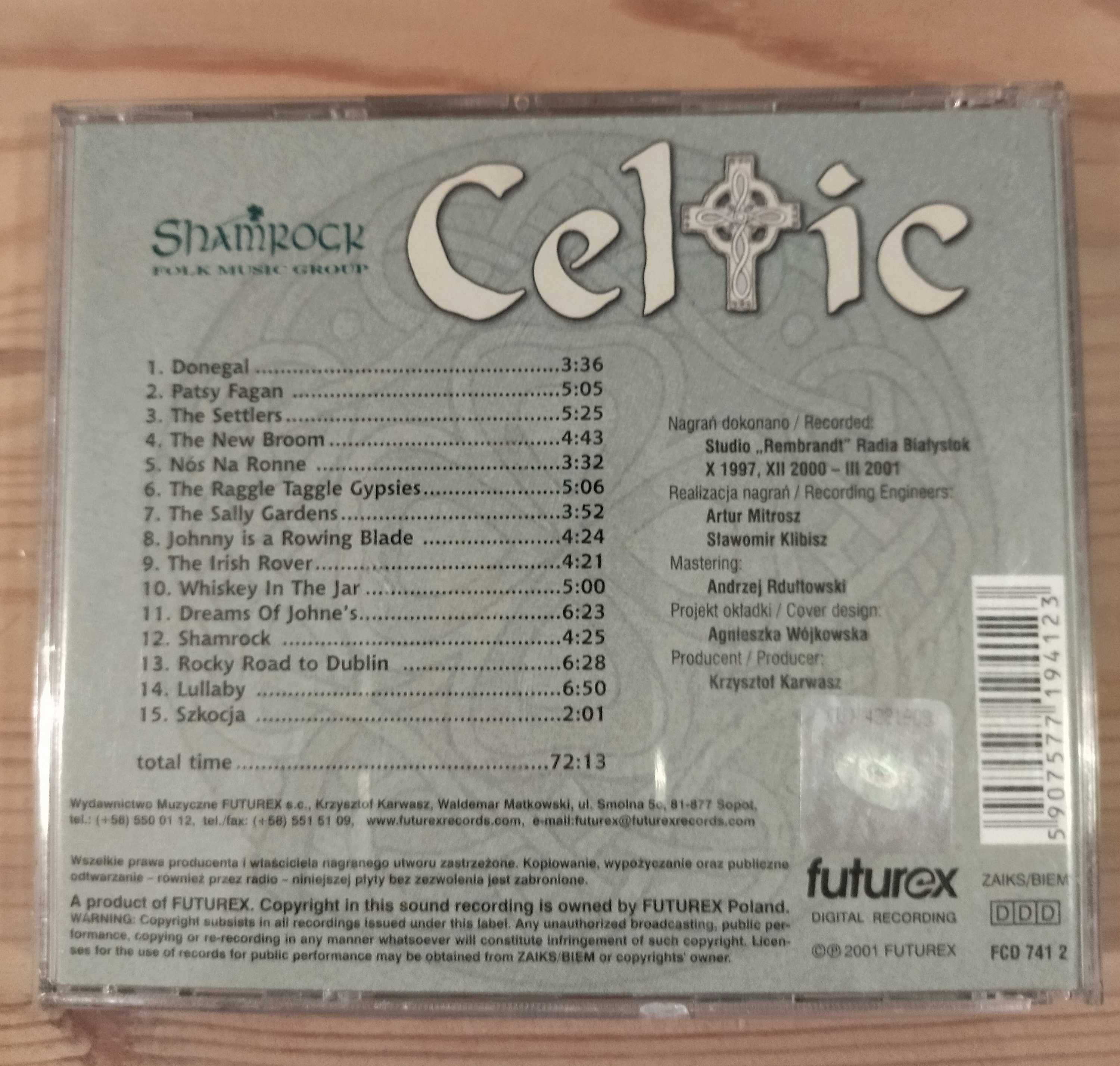 Celtic CD z muzyką celtycką