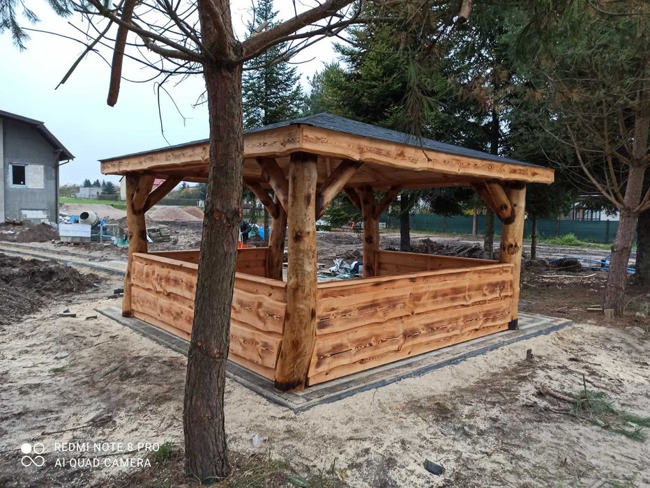 Altanka z bala Altana Altanki Altany Ogrodowa