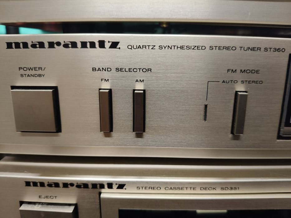 Zestaw Marantz decka, wzmacniacz oraz tuner