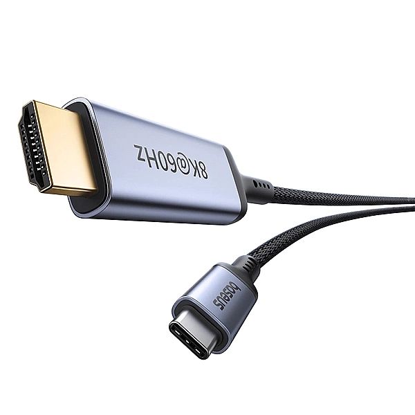 Kabel USB-C - HDMI Baseus BS-OH064/8K 60Hz 1,5m - czarny