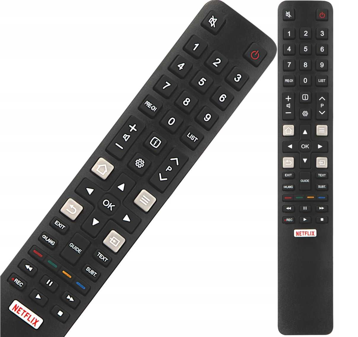 Pilot uniwersalny do telewizora TCL SMART NETFLIX TV RC802N
