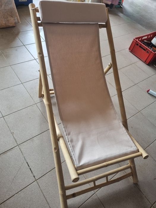 Leżak z bambusa stan bdb