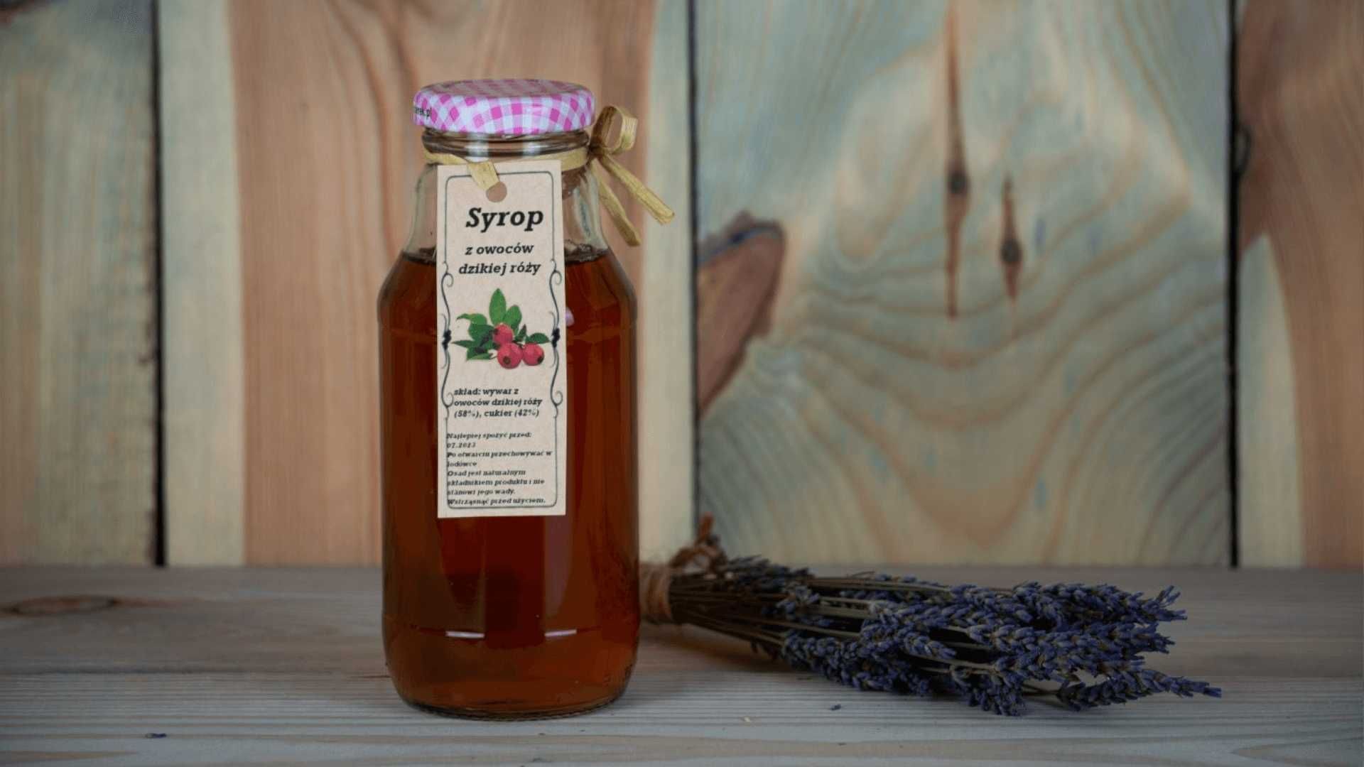 Syrop z owoców dzikiej róży - 300 ml