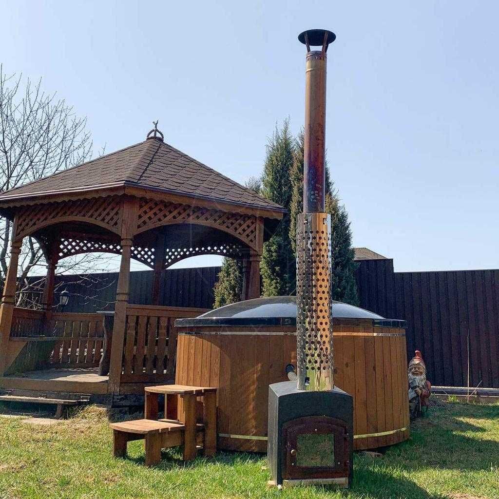 Balia Ogrodowa Jacuzzi SPA Hot Tub Sauna Gorąca Beczka