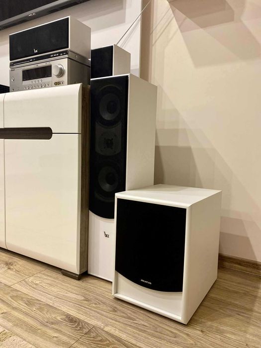 Zestaw kina domowego Yamaha + DVD + 5 głośników + subwoofer